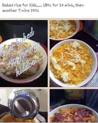 Airfry Baked Rice No Cook Meals Savoury Food Food