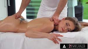 Nude butt massage