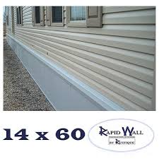Many want a more upscale or residential look. 14x60 Rapid Wall Mobile Home Insulated Skirting Package