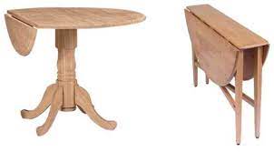 20.6w x 36d x 29h. 20 Pretty Wooden Oval Drop Leaf Dining Tables Home Design Lover