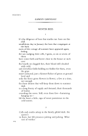 Bird In A Gilded Cage Poem Winter Bees By Eamon Grennan Poetry Magazine Poetry Magazine Poetry Bee