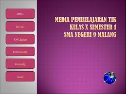 Matematika sejarah tik bahasa inggris dan penjas pjok jenjang sma kelas 10 x. Media Pembelajaran Tik Kelas X Semester 1 Sma Negeri 9 Malang Ppt Download