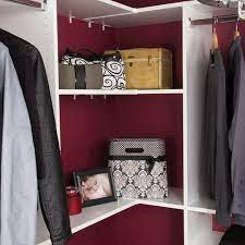 By maximizing the hidden potential of any closet with a personalized design tailored to your needs, style. Dakota Trade 24 White Corner Shelf Kit Wooden Closet Shelves Corner Shelves White Corner Shelf