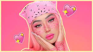 Tropical makeup (with subs) 트로피컬 메이크업. Valentines Day Heart Freckles Makeup Tutorial Youtube Freckles Makeup Makeup Tutorials Youtube Day Makeup Looks