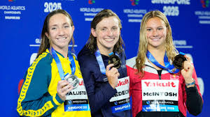 Americans set a relay world record in swim worlds in Singapore and Ledecky  wins again – WJBF