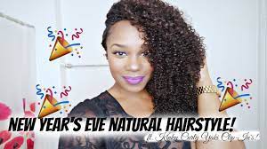 All you have to do is part your hair slightly to one side and tuck just the top front part of your hair behind your ear. New Years Eve Hairstyles Naturallycurly Com