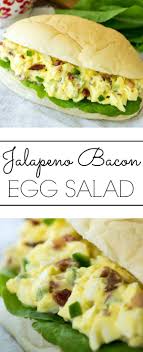 Jalapeno Bacon Egg Salad Recipe Bacon Egg Salad Spicy Egg Salad Recipe Egg Salad Recipe