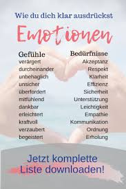 Die Macht Der Gefuhle Gewaltfreie Kommunikation Pdf In 2020 Gefuhle Liste Positiv Denken Lernen Emotionen