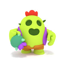 The character model (red nose nita) was doing the same weird thing and when the team got 10 gems i could not see the 15 second countdown. 3d Model Brawl Star Spike Turbosquid 1375886