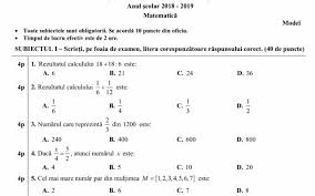 Simulare tsu clasa 7 a. Modele De Subiecte GrilÄƒ Pentru Evaluarea NaÈ›ionalÄƒ Vezi Testele GrilÄƒ La MatematicÄƒ È™i RomanÄƒ Publicate È™i Retrase De Minister La Primul Scandal In Jurul Grilelor La Examen