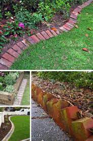 21 Brilliant Cheap Garden Edging Ideas With Pictures For 2021 Brick Garden Edging Cheap Garden Edging Garden Edging