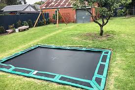 Even slight tipping & small hills underneath your trampoline can pose potential danger. In Ground Trampoline Sizes Oz Trampolines