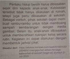 Mengetahui kesan umum atau inti dari teks tersebut. 1 Kata Kunci Yang Dapat Ditemukan Pada Paragraf Tersebut Yaitu A Kebiasaan Brainly Co Id