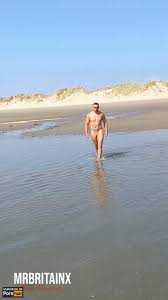 Built, Fit, Smooth, Hung Mrbritainx Walking Naked On The Beach 0004-1 Gay Porn  Gif | Pornhub.com