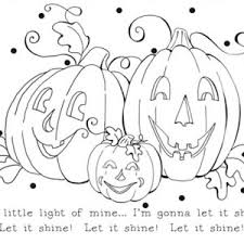 My gospel pumpkin coloring page 1. Let It Shine Pumpkins Coloring Page Kids Play Color