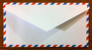 How To Make Paper Envelopes The Crafty Blog Stalker Airmail Envelopes Envelope Tutorial Envelope Template