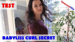 I just put a little hot protection spray to feel confidence to used very hot. Test Babyliss Curl Secret 5 Minuten Locken C1201e Review Youtube