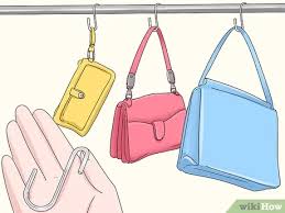 How to organize purses in a closet shelf. How To Hang Purses In A Closet 9 Steps With Pictures Wikihow