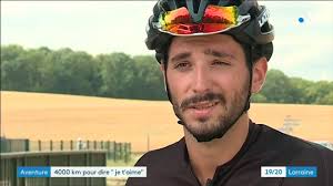 Record du monde : deux cyclistes de Nancy réalisent le plus grand "GPS  Drawing" à vélo