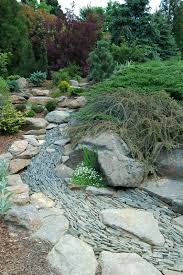 Slate Water Dry Garden Design Landscaping With Rocks Rock Garden Landscaping