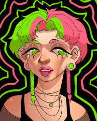 Pink and green babe! 💖💚