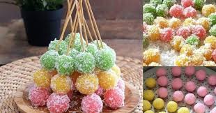 Ini dia resepnya.bahan:500 gr singkong, parut dan peras300 gr kelapa parut (jangan terlalu tua)200 gr. Camilan Sehat Dari Singkong Enaknya Dibuat Sate Pelangi