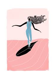 Https Www Instagram Com Lizzyartwork Surf Drawing Surf Art Surfer Girl