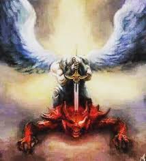 No Matter What Battle We Are Facing And We All Face Them We Must Remember That We Are Never Alone As Long As W Angel Warrior Jesus Drawings Archangel Tattoo