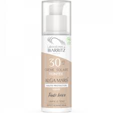 Sonnenschutz für schöne und geschützte haut, jeden tag. Alga Maris Getonte Sonnencreme Gesicht Lsf 30 Bio Laboratoires De Biarritz