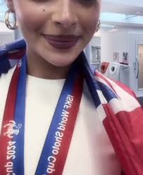 Proud daughter🥹 Congrats to Olivia’s dad🫶🏻 #oliviaphillips #foryou  #foryoupage #viral #fyp #fyppppppppppppppppppppppp @Olivia Phillips 🧸