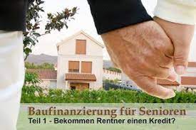Wird der kredit schneller getilgt, ist die gesamtlaufzeit des kredits kürzer und es fallen weniger zinskosten an, wodurch der kredit insgesamt günstiger ist. Senioren Baufinanzierung Bekommen Rentner Einen Kredit Fmh De