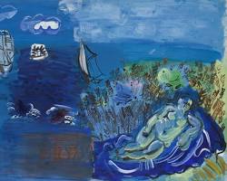 Gambar Raoul Dufy Les Baigneuses The Swimmers