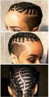 Cornrows W Shaved Sides Shaved Side Hairstyles Braids With Shaved Sides Short Hair Styles