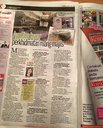 Selaras dengan hasrat kerajaan agar wanita di negara ini lebih berkarisma terutama ibu tunggal untuk merebut peluang menjana pendapatan adalah antara. Disenar Space Have You Read On Our Article In Kosmo News Thank You Kosmo For Featuring Disenarspace Today Nice Write Up From Mr Ghazali Alias Facebook