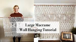 Check spelling or type a new query. Large Macrame Wall Hanging Tutorial Youtube