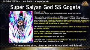 In this post, we will review the basics on playing dragon ball legends. Dragon Ball Legends On Twitter New Character Info 3 Check Out Super Saiyan God Ss Gogeta S Abilities Dblegends Legends Festival Ssgssgogeta