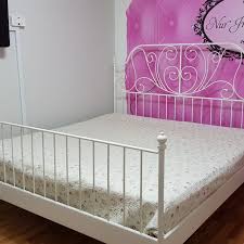 Lonset slatted bed base (70278706) quantity: Ikea Leirvik Bed Frame Only King Size Furniture Home Living Furniture Bed Frames Mattresses On Carousell