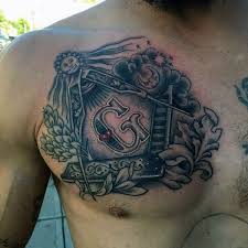 The common images for this tattoo pattern are compasses, skulls, eyes and pyramids. 90 Masonic Tattoos For Men Freemasonry Ink Designs Masonic Tattoos Tattoos For Guys Masonic Tattoos Freemasonry