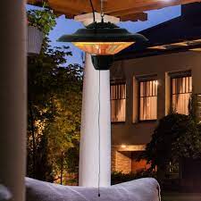 Outsunny Indoor Outdoor Ceiling Mounted Electric Patio Heater With Led Light Patio Heater Patio Gazebo Patio