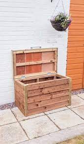 How To Build A Featheredge Garden Storage Chest Box The Carpenter S Daughter Rangement Jardin Boite De Rangement Hangars De Stockage