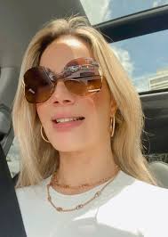 Óculos Solar Chloé, Modelo Curtis, Marrom com Dourado, Novo Na Caixa.