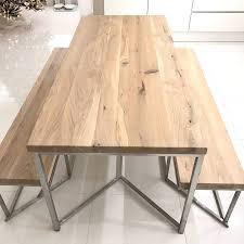 Relevance lowest price highest price most popular most favorites newest. Tower Oak Stainless Steel Legs Dining Table By Cosy Wood Notonthehighstreet Com