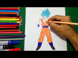 Super saiyan blue or otherwise known as super saiyan god super saiyan is available for both goku and vegeta in the dragon ball fighterz video game. Ssj Blue Super Saiyan Blue Goku Dragon Ball Super Coloring Pages Sailany Coloring Kids Youtube