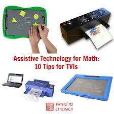 Assistive Technology For Math 10 Tips For Tvis Assistive Technology Low Tech Assistive Technology Life Skills Special Education