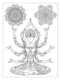 Yoga And Meditation Coloring Book For Adults With Yoga Poses And Mandalas Yoga Coloring Book Mandala Coloring Books Coloring Books