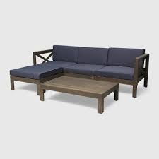 Featuring 3 combinable sectional pieces and 1 coffee table, the nofi is an excellent choice for poolside social gatherings. Modern Outdoor Sectional Target