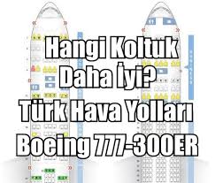 Goklerdeyiz Havacilik Sitesi Ucaklarda Koltuk Plani Turk Hava Yollari Boeing 777