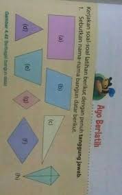 Maybe you would like to learn more about one of these? Ayo Berlatihkerjakan Soal Soal Latihan Berikut Dengan Penuh Tanggung Jawab 1 Sebutkan Nama Nama Brainly Co Id