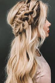 The short hairstyles have been considered as one of the strongest trends for many seasons now. 42 Amazing Boho Wedding Hairstyles For Tender Bride Wedding Forward Braided Hairstyles For Wedding Medium Hair Styles Short Hair Tutorial