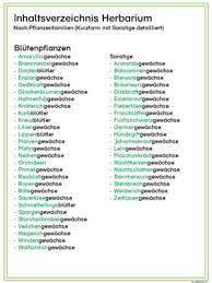 Certain families, genera släkten or species arter. Herbarium Deckblatt Vorschlage Wiki Wisseninklusiv